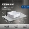 Aquanet 345778 Столешница Flat 70 отв. слева цв. мрамор (345778)