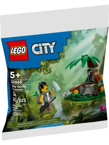 Конструктор City 30665 Встреча с детенышем Гориллы