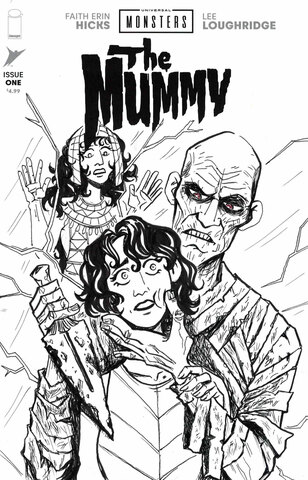 Universal Monsters The Mummy #1 (Cover 28oi) (Карнесса)