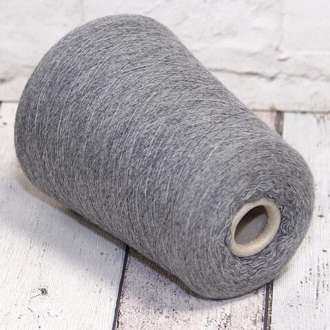 Меринос с кашемиром (10%) LANECARDATE VELA 1/16 серый меланж