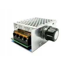 Электрический симисторный регулятор мощности (диммер 4000WT) 220 v в корпусе для плавного регулирования мощностей нагревателей