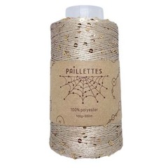 Paillettes на конусе 584 (кофе с молоком)