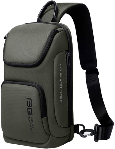 Картинка рюкзак однолямочный Bange BG-7565 Green - 1