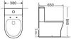 Сливной бачок Aquanet Roll-C-1 CL-12249B-1