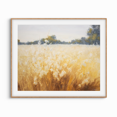 Арт принт 'Солнечные травы'