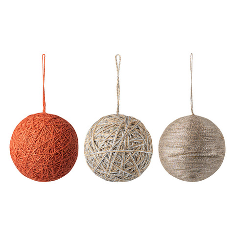 Набор елочных украшений 3шт Tkano Trendy коллекции New Year Essential