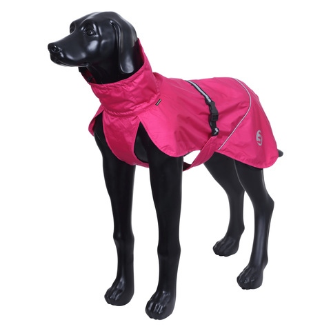 70402 Непромокаемая  попона ICEPEAK PET DRIBBLE RAIN JACKET. цвет фуксия, размеры от 25 до 60 см