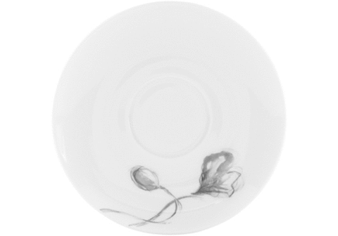 Блюдце Eden серое, 14см