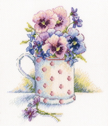 Коллекция:	¶Название по-английски:	First violets¶Название по-русски:	Первые фиалки¶Размер кадра, см:
