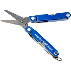 Мини-мультитул Leatherman Micra Blue, 10 функций, цвет синий (64340181N) | купить в официальном интернет-магазине Multitool-Leatherman.Ru