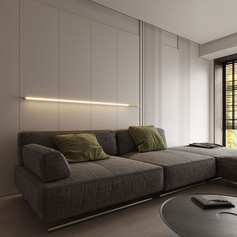 Настенный светодиодный светильник Elektrostandard Alto 40134/LED 3000K латунь