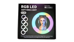Селфи кольцо Rapture RGB LED MJ-33 (33см) RGB + штатив 1.9м