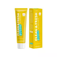 Зубная паста гелевая с экстрактами меда и лемонграсса CONSLY Clean&Fresh Honey, Lemongrass 105 гр