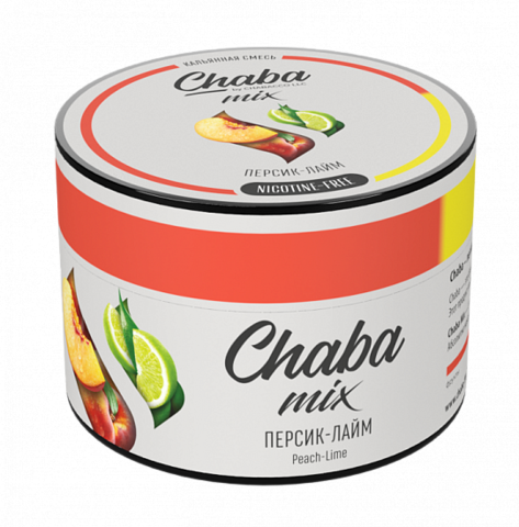 Chaba Peach-Lime (Персик-Лайм) Nicotine Free 50г