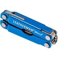 Мини-мультитул Leatherman Micra Blue, 10 функций, цвет синий (64340181N) | купить в официальном интернет-магазине Multitool-Leatherman.Ru