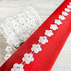 Стразы для рукоделия клеевые на нитке 