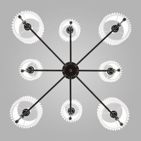 Потолочная люстра Eurosvet Notturno 60162/8 черный