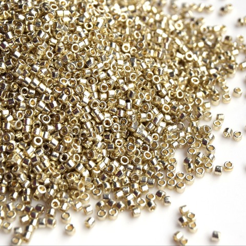 DB-1831 Бисер цилиндрический Миюки делика 11/0 /Miyuki delica 11/0 Duracoat Galvanized Silver