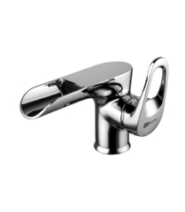 Смеситель для умывальника с каскадным изливом LEMARK OMEGA – LM3146C