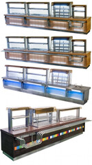 Встраиваемая линия раздачи "Регата" (возможна разная комплектация)