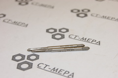 Метчик м/р правый М2,5×0,45 Р6М5 (компл 2 шт)