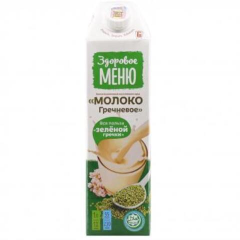 Молоко растительное Гречневое 1л Здоровое меню