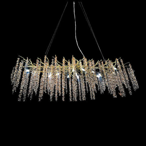 Люстра Coral Crystals Long Copper II Color