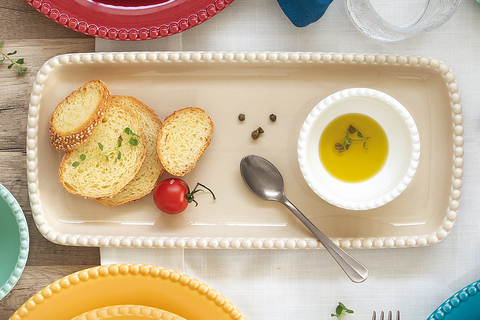 Блюдо 36х16см Easy Life Tiffany бежевое