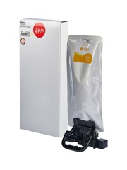 Контейнер с чернилами Sakura C13T05A400 (T05A1 Y) для Epson WorkForce Pro WF-C878, C879, желтый, пигментный тип, 215 мл., 20000 к.