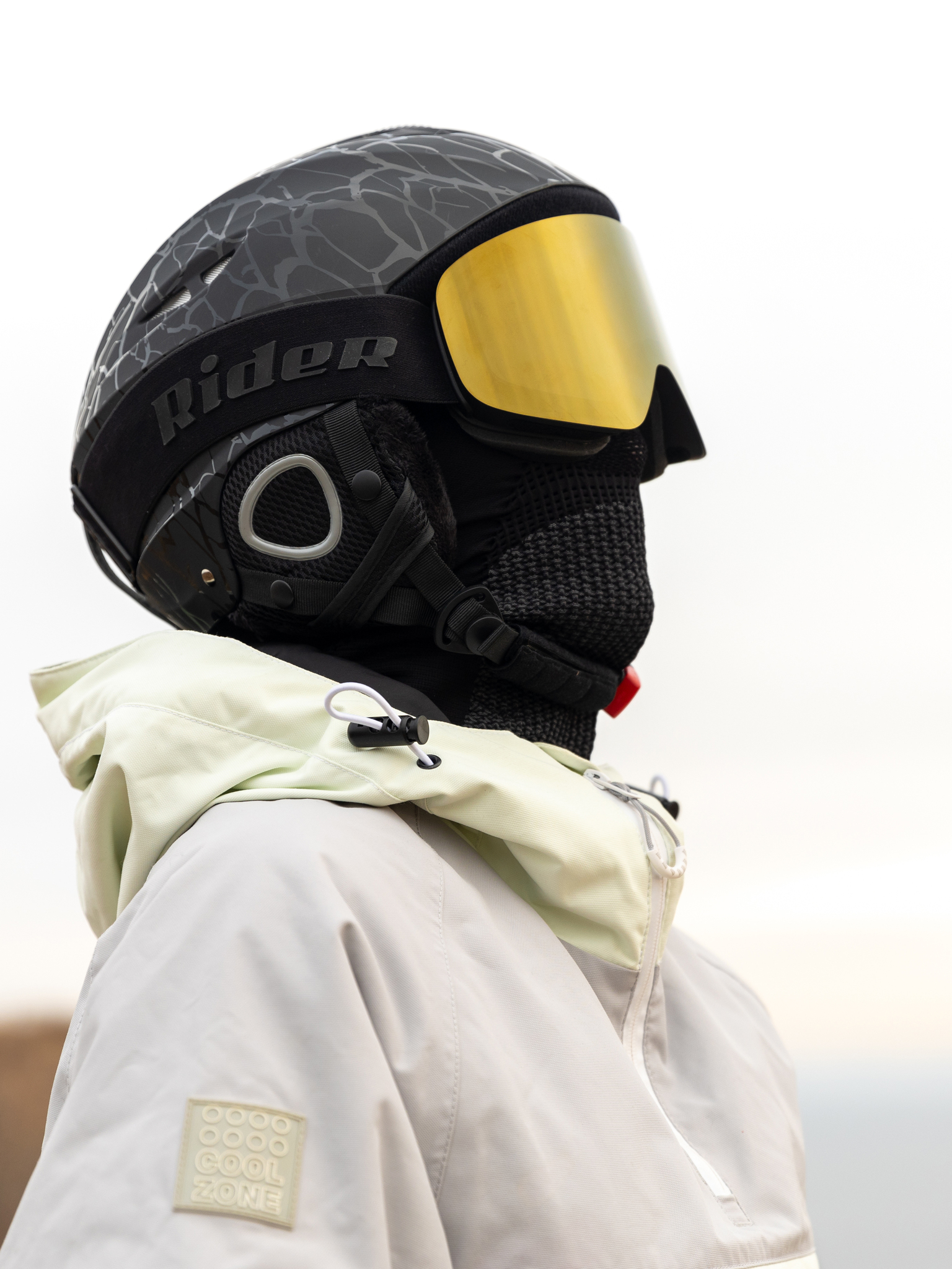 Маска горнолыжная EasyRider BLACK цвет золотой - Маски горнолыжные | iRide shop фото 5