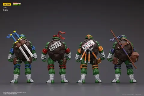 Фигурки набор Черепашки Ниндзя масштаб 1/18 JoyToy