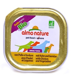 Консервы (ламистер) Almo Nature Daily Menu Bio - Pate Chicken&Vegetables