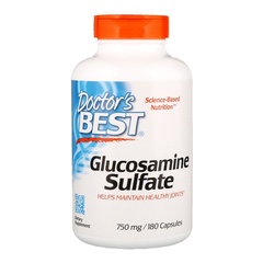 Doctor's Best, Сульфат глюкозамина Best, 750 мг, 180 капсул