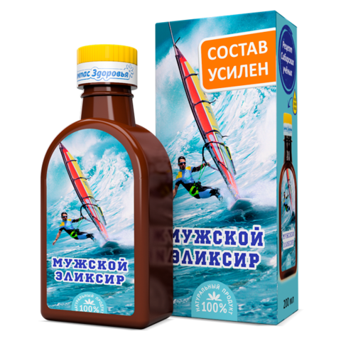 Масло льняное Мужской эликсир 200 мл (Компас здоровья)