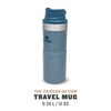 Картинка термостакан Stanley Classic Trigger Action 0,35L One hand 2.0 голубой - 6