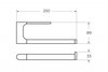 Art&Max AM-E-3980-MB PLATINO AM-E-3980-MB Полотенцедержатель, черный матовый
