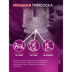 Двойной фаллоимитатор Alive Imperium, прозрачный