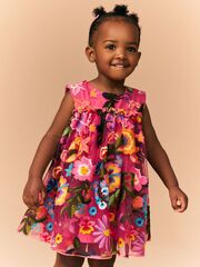 Сарафан для девочки Next AC9-266, Ярко-розовый