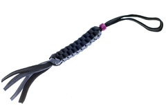 Черно-серый квадратный темляк