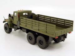 KRAZ-255 flatbed truck khaki SarAvto Agat 1:43