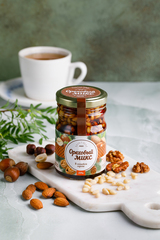 Ореховый Микс в сиропе из сосновой шишки / стекло / 220 гр / Солнечная Сибирь