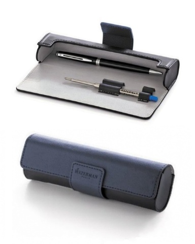 Набор подарочный Waterman Hemisphere Mars Black CT, ручка + чехол (1978718)