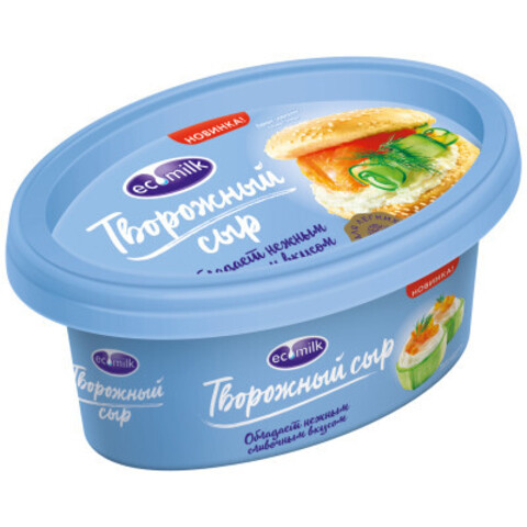 Сыр творожный Экомилк 60% 200гр
