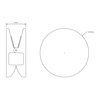 Decor Walther 0907560 Decor Walther PINCH R/L Крючок/зажим, цвет: Черный матовый