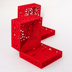 Футляр квадратный, серия "Кружева".