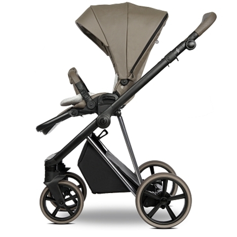 ROAN Коляска 2 в1 Sol Luxury короб + прогулка leather/Rum Raisin/Nickel