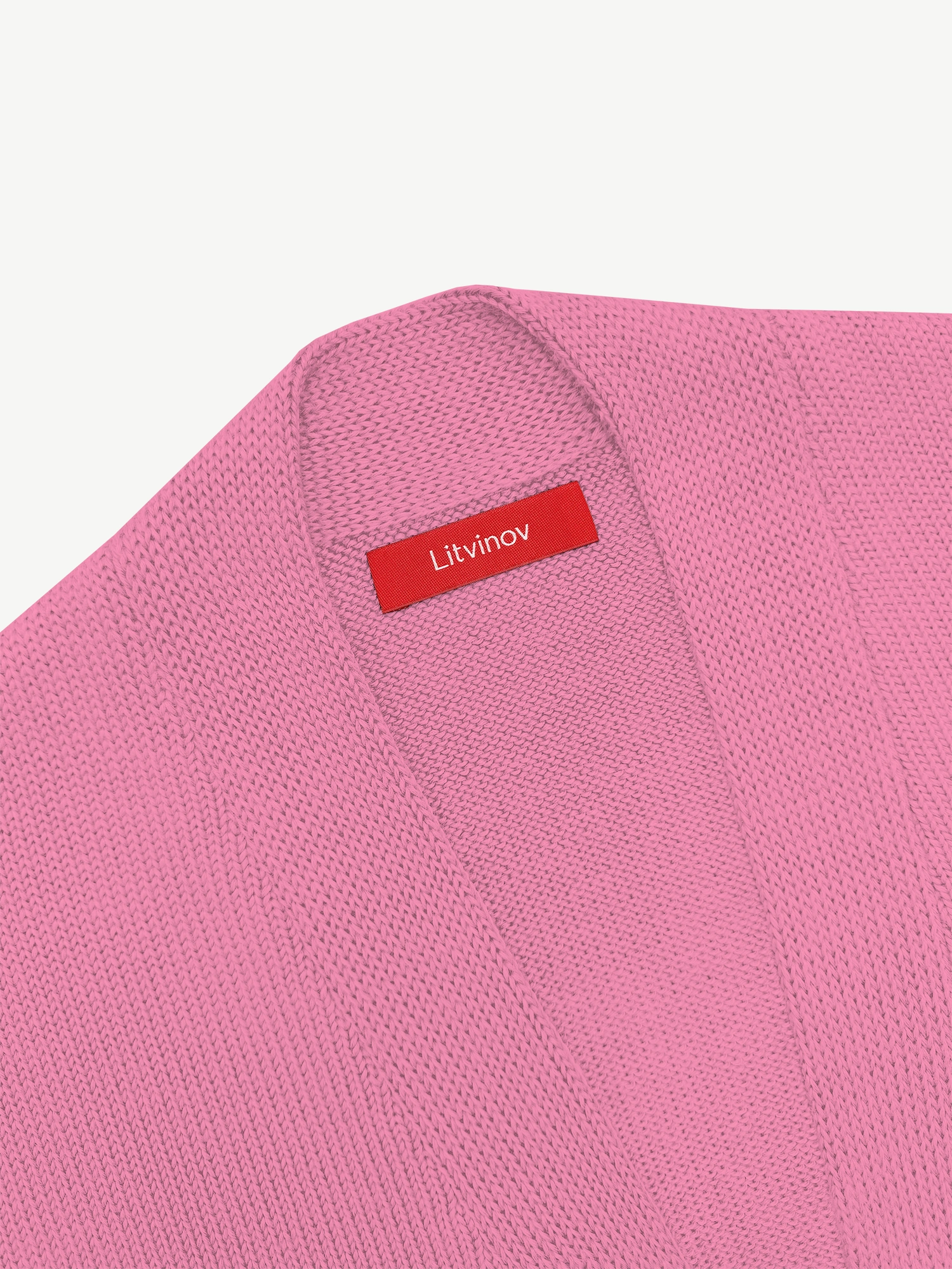 Кардиган с планкой из экохлопка