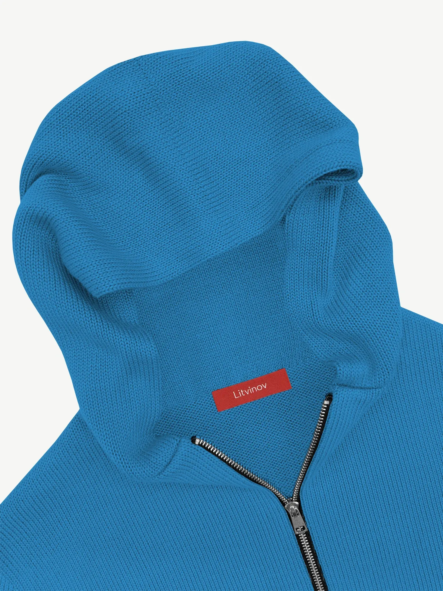 Толстовка на замке из шелка