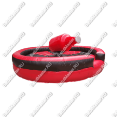 Надувной аттракцион Родео, бутылочка+батут, "Бутылочка", 5*5*3 м