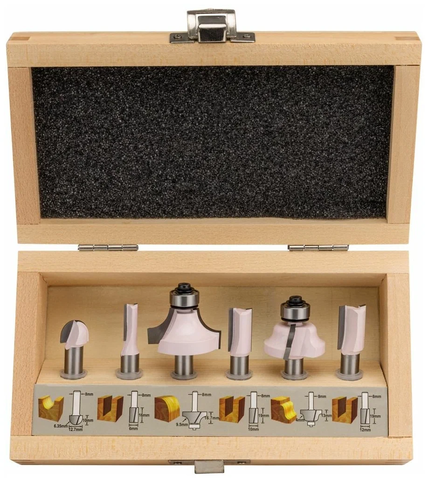 Набор фрез 6 шт Makita D-53540